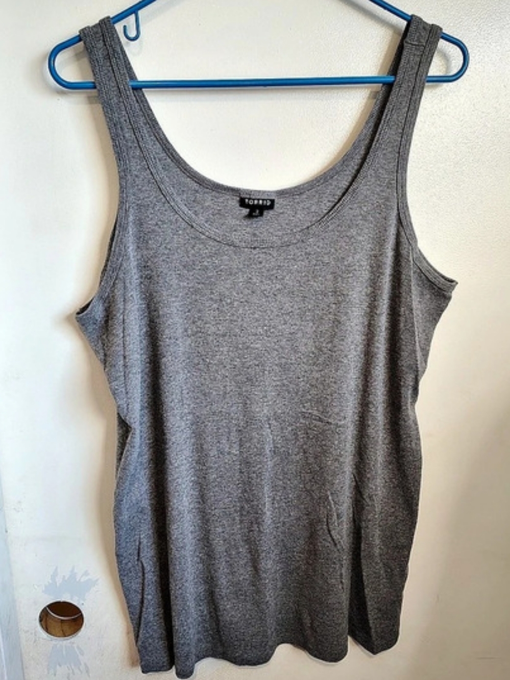 Torrid Scoop Tank Top Gray Size 3